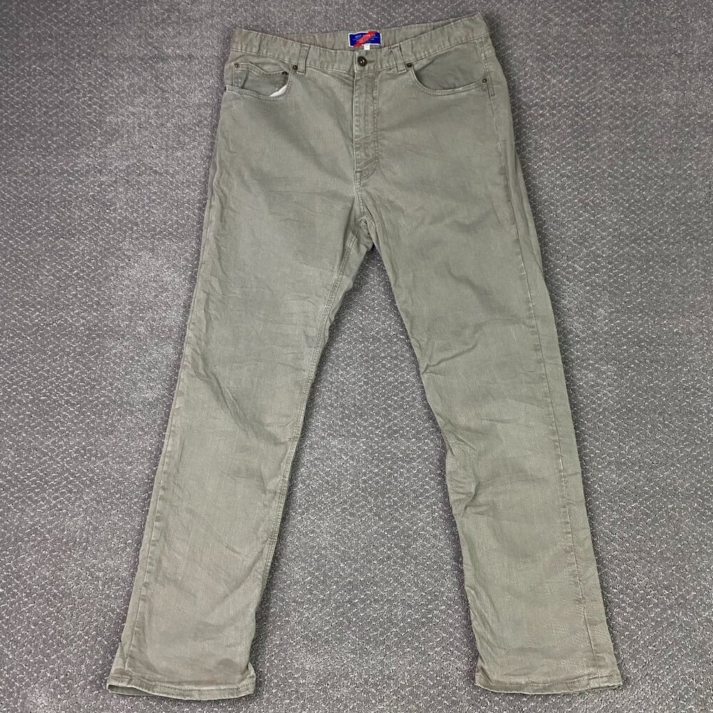Best Made Co Pants 34 x 34 Actual 35 x 31.5 KhakiTwill Stretch 5 Pocket Chino